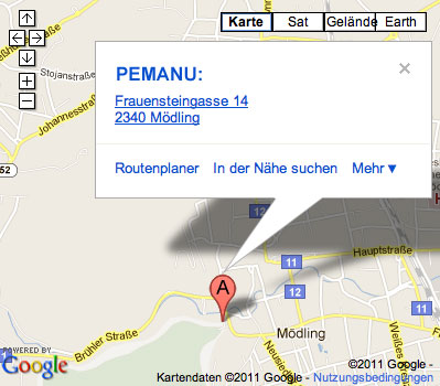 Karte der Adresse